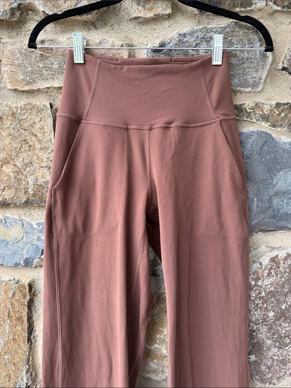 Lululemon Athletica Align Wide Leg High-Rise Pant In Roasted Brown Size 2